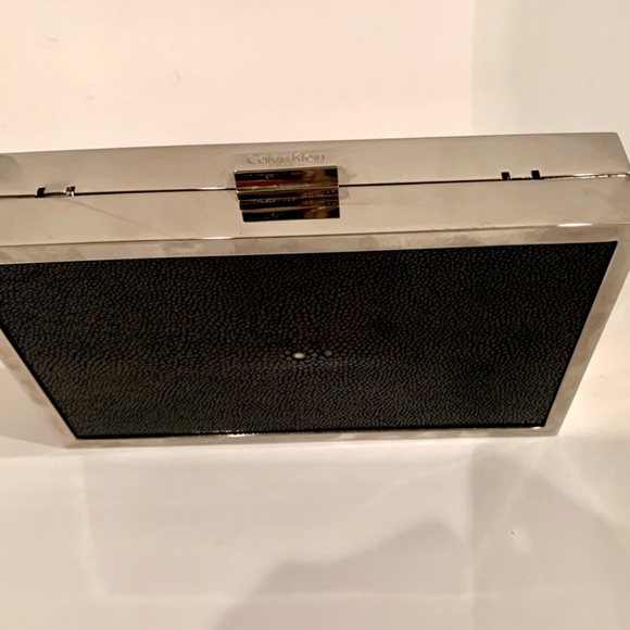 Calvin Klein Collection Box Clutch - Picture 3 of 8